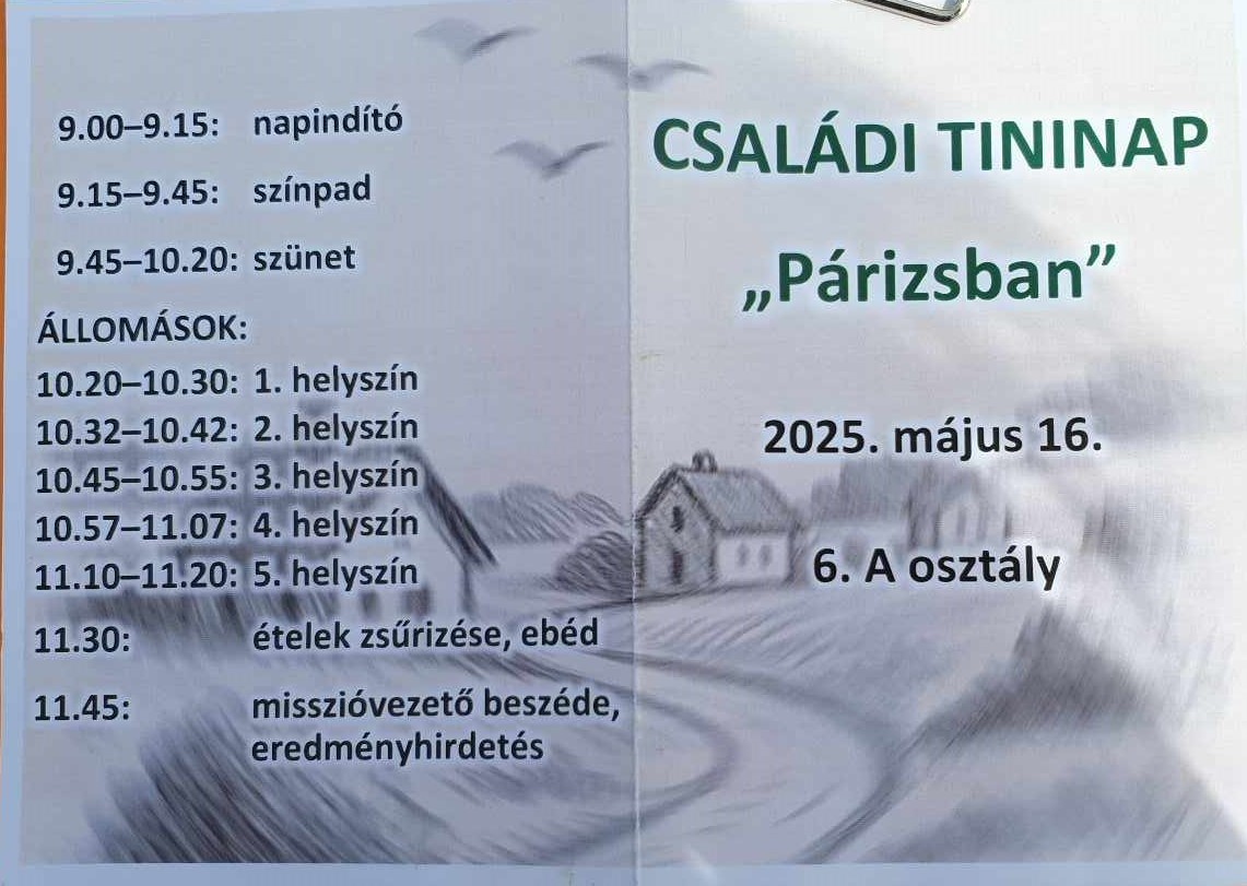 Családi tininap "Párizsban" 27 Családi tininap "Párizsban" 27