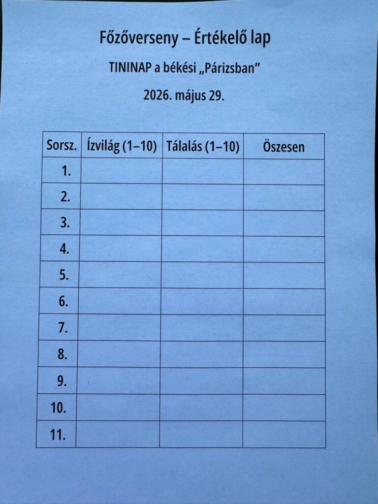 Tininap és főzőverseny 14